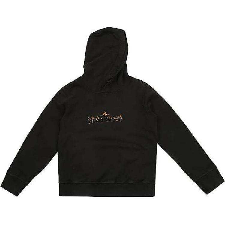 STONE ISLAND Sweatshirt Black Kids'
