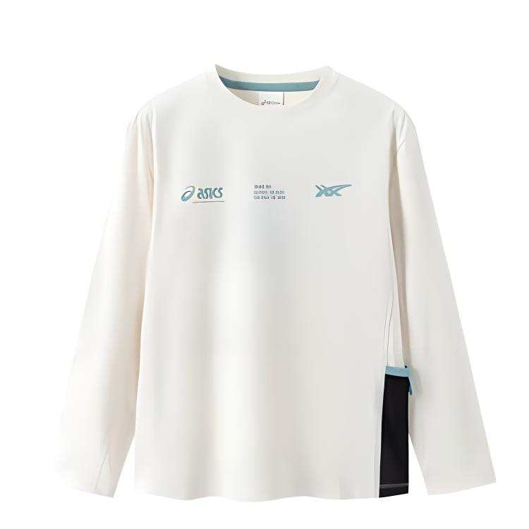 Asics Japanese Trendy T Shirt Ecru Teenagers
