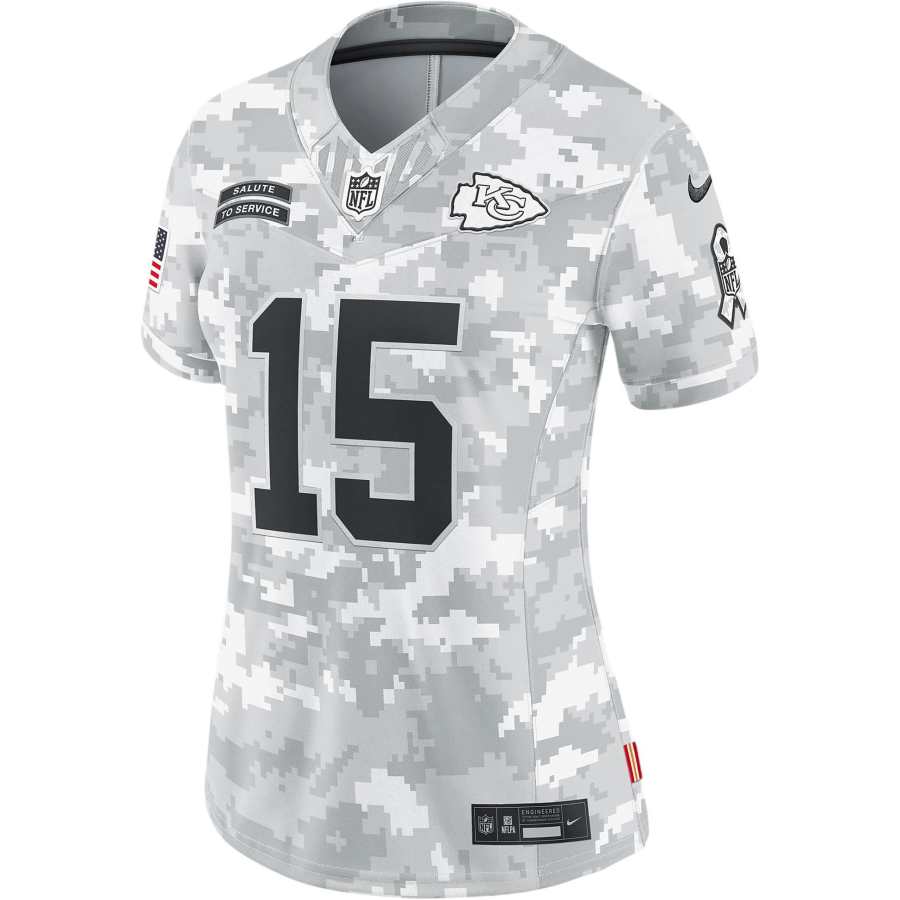 Nike Nike Patrick Mahomes Kansas City Chiefs Salute To Service Women's's Nike Dri FIT Nfl Limited Jersey