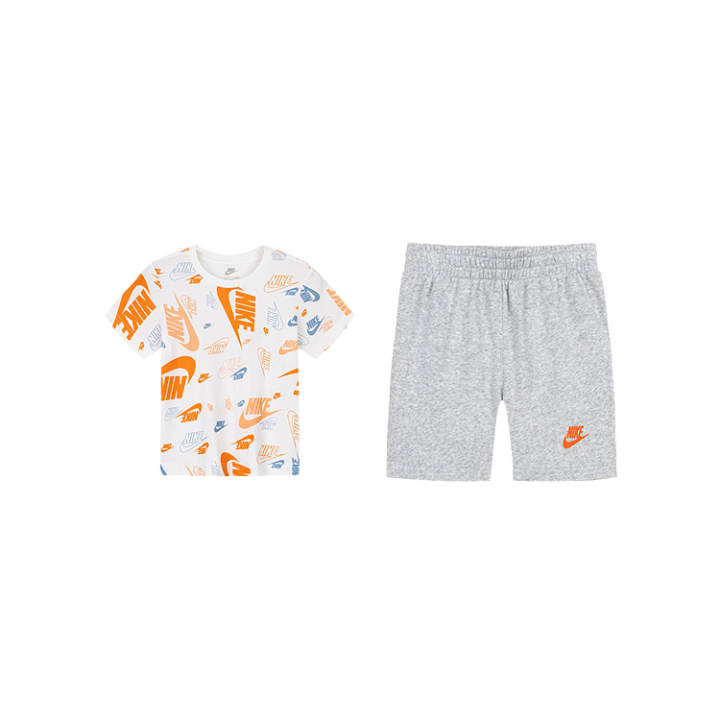 Nike Nike Casual Sportswear Light Smoke Gray Floral Color Infant And Toddler