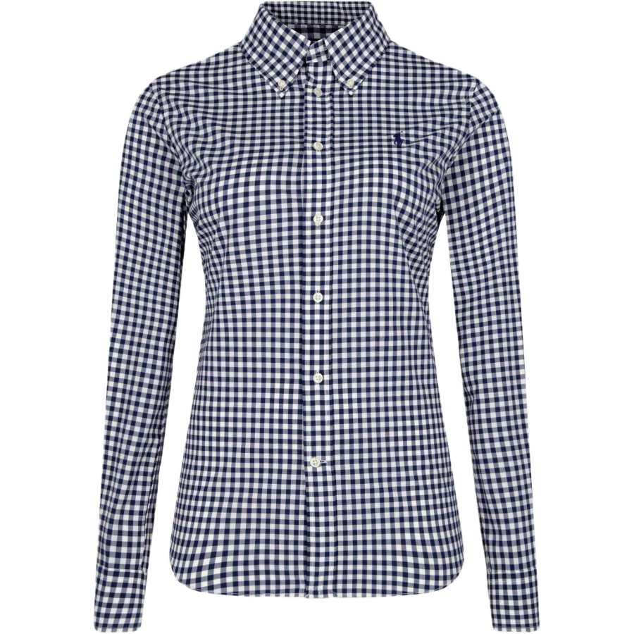 Polo Ralph Lauren SS24 Shirt Slim Fit Women's Marine Blue