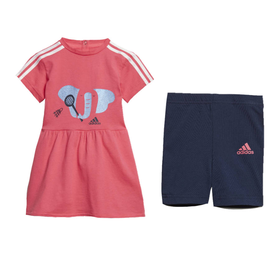 Adidas Adidas Casual Sportswear True Pink/White Infant And Toddler