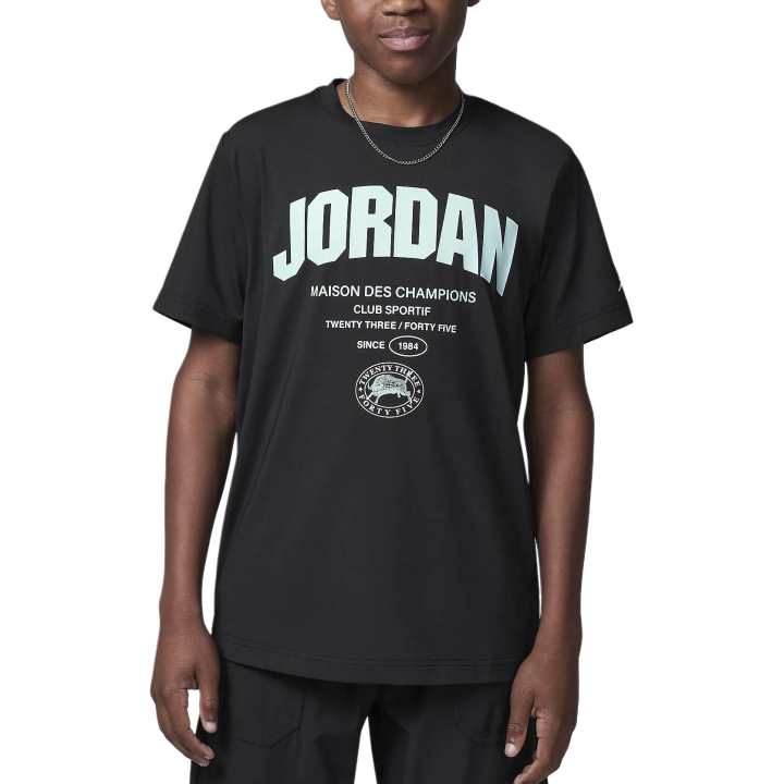 Jordan Jordan Champions T Shirt Black Teenagers
