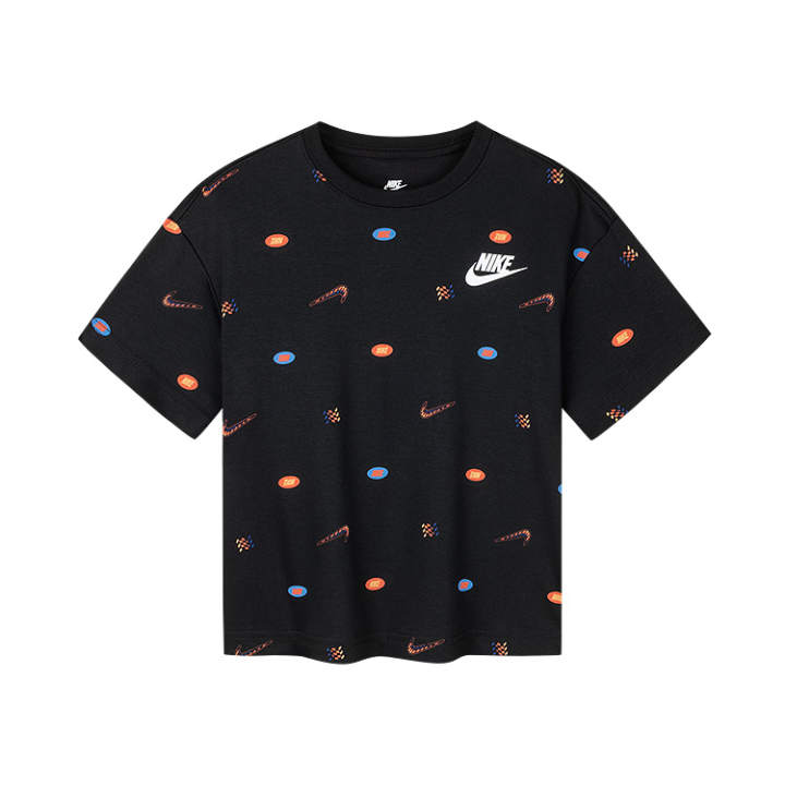 Nike Nike T Shirt Jet Black Children Aged 3 7 Years Old