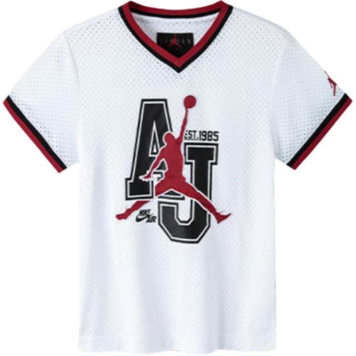 Jordan Jordan T Shirt Pure White Children Aged 3 7 Years Old