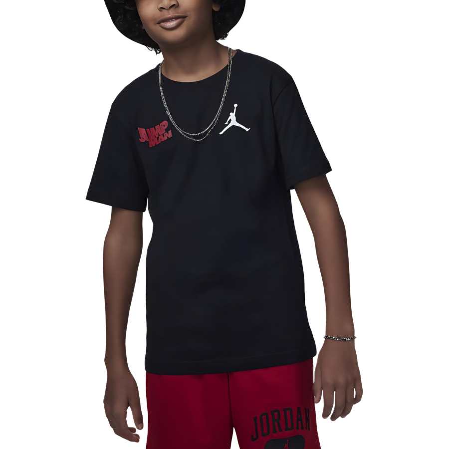 Jordan Jordan WAVY MOTION T Shirt Black Teenagers