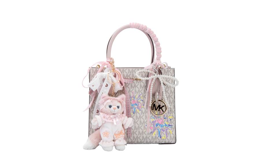 MICHAEL KORS Artificial Leather Tote Bag, Shopping Bag, Crossbody Bag, Handbag Women's Light Pink