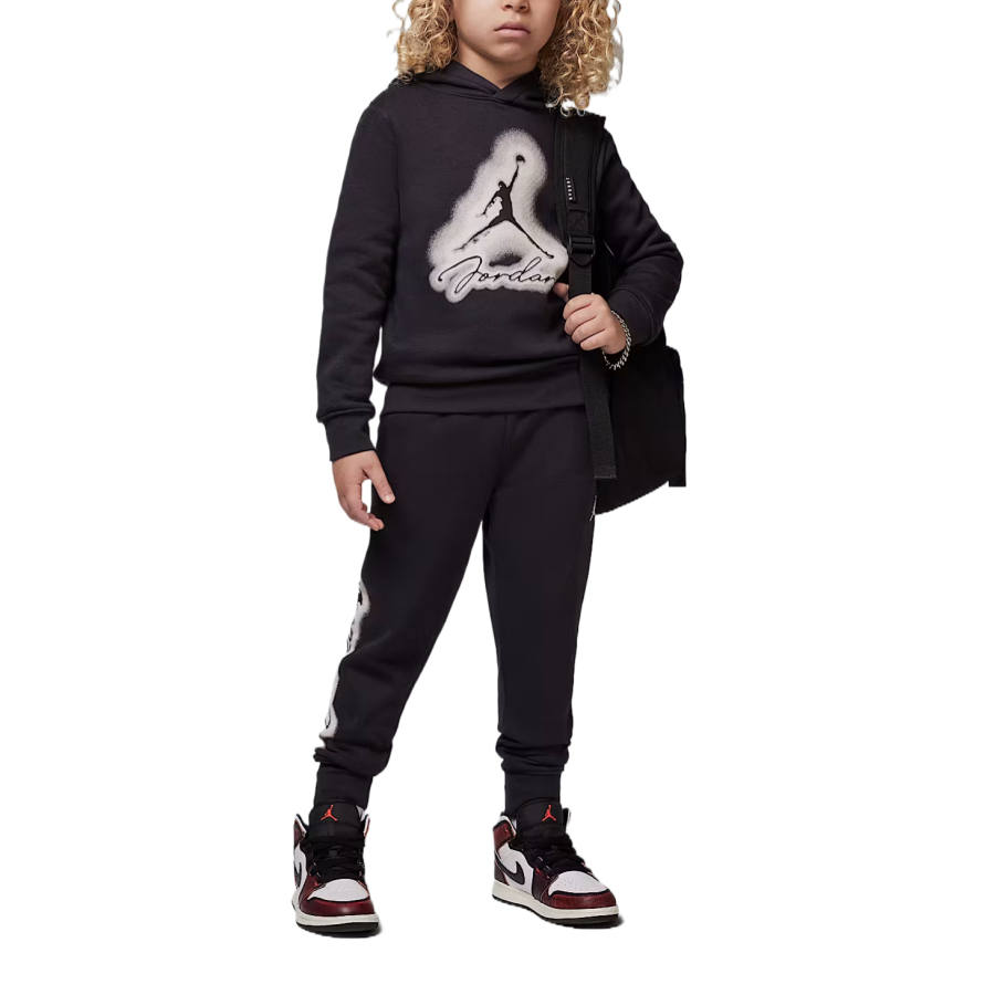 Jordan Jordan Casual Sportswear Jordan MVP 2 Piece Set Black Children Aged 3 7 Years Old