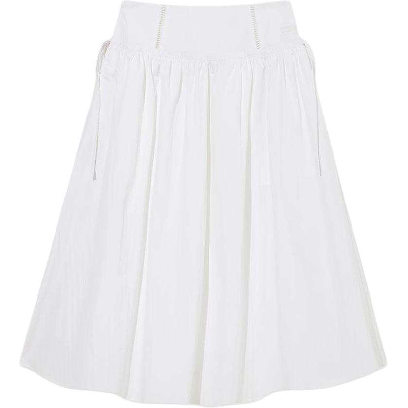 COVERNAT Casual Long Skirt Women's White
