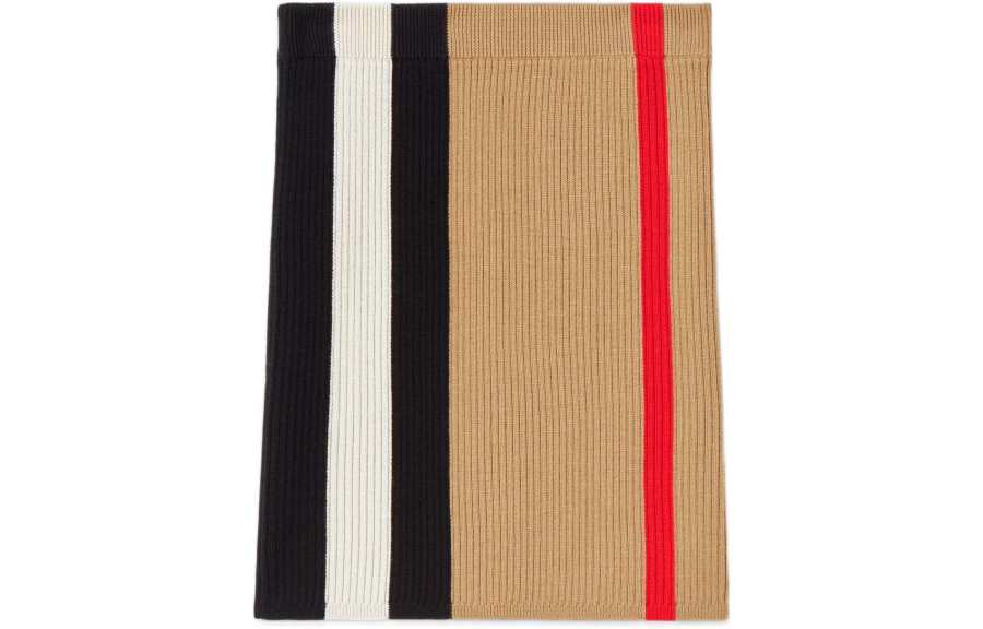 Burberry Kids' Apparel FW22 Skirt Camel Kids'