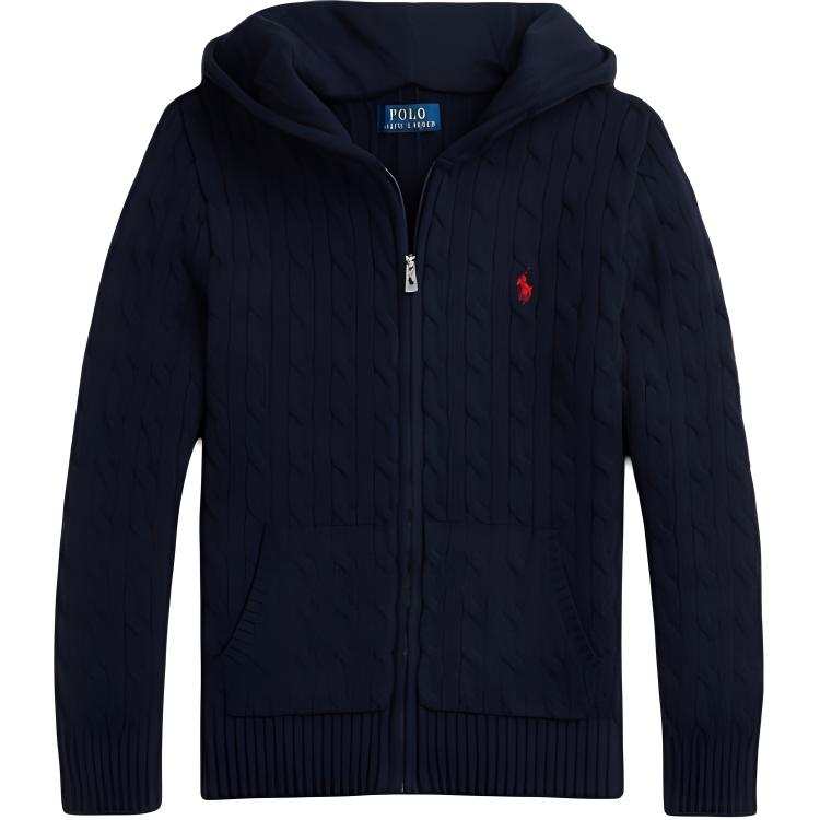 Polo Ralph Lauren Sweater FW24 Standard Marine Blue Teenagers