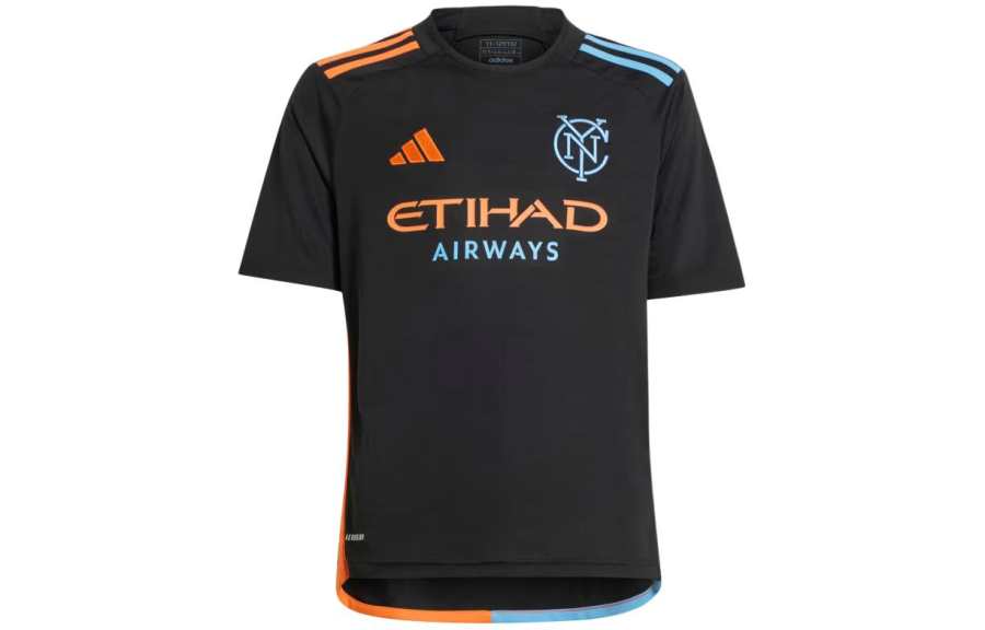 Adidas Adidas T Shirt NEW YORK CITY FC 24/25 AWAY Black Kids'