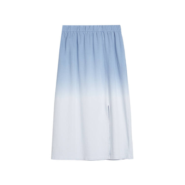 ELLE Casual Long Skirt Women's Blue