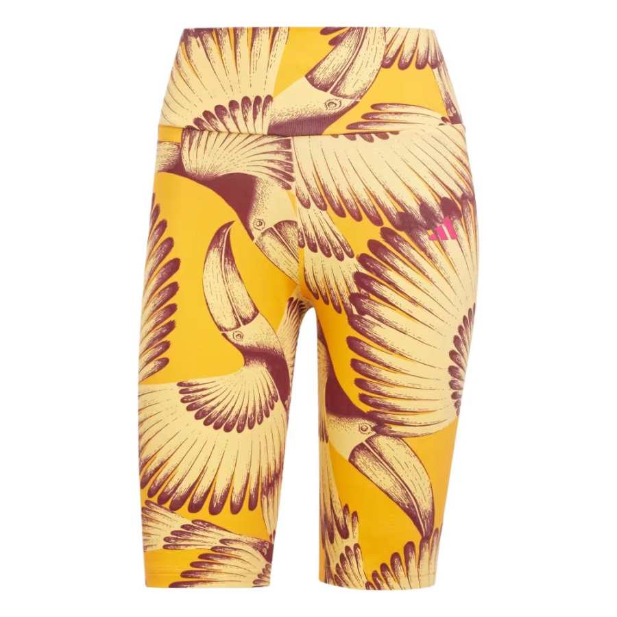 Adidas Adidas Women's Farm Bike Shorts Semi Spark/Bright Orange/Shadow Red