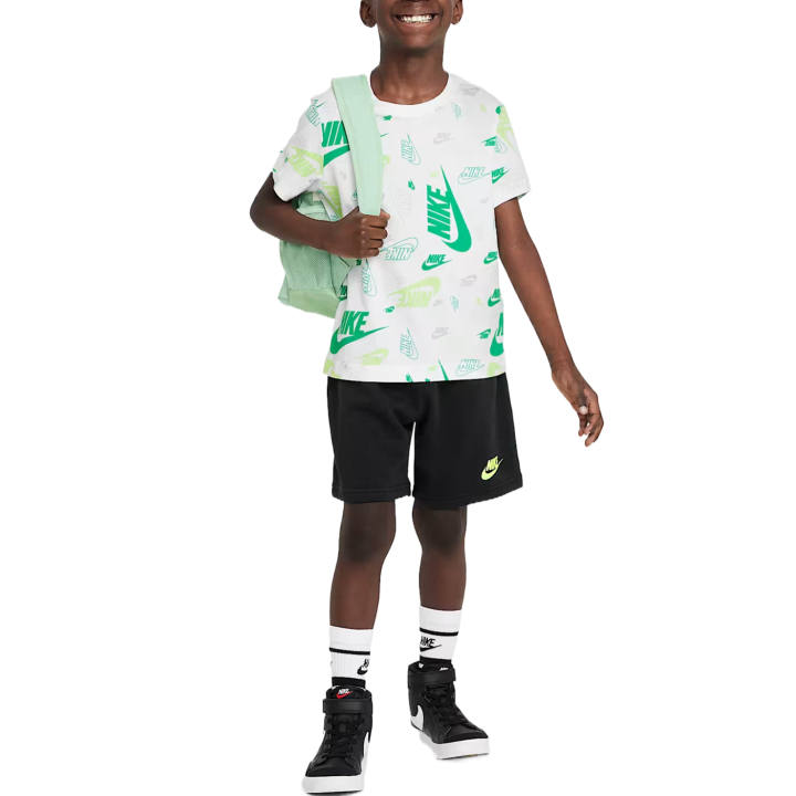 Nike Nike Casual Sportswear 2 Piece Set Black White Children Aged 3 7 Years Old