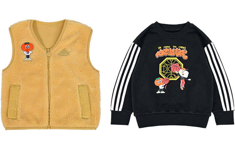 Adidas Adidas Kids Casual Sportswear Crew Neck Moderate