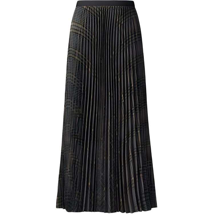 UNIQLO C Collection Casual Long Skirt Women's Asphalt Gray