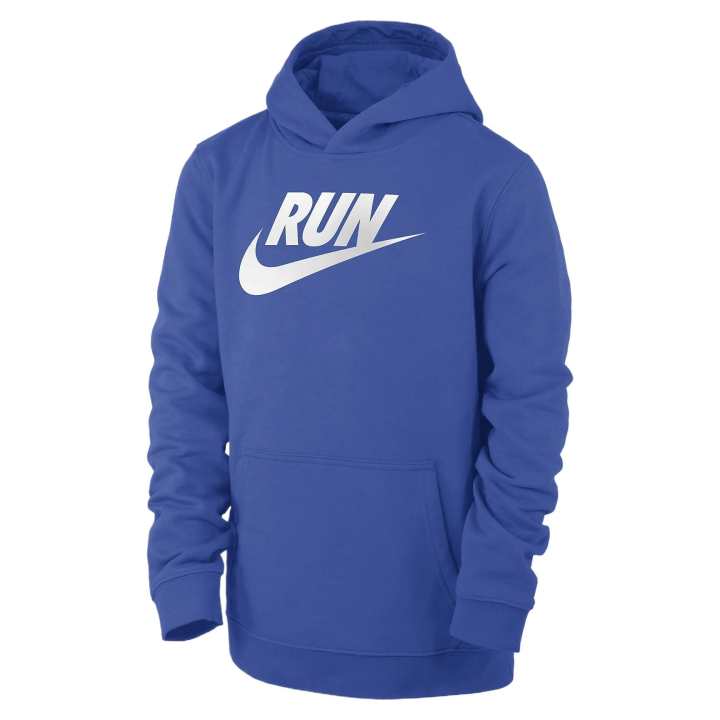 Nike Nike Big Kids' Running Pullover Hoodie Sweatshirt Game Royal Teenagers