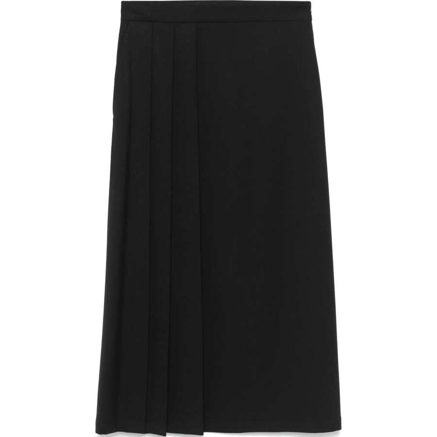 PAROSH SS24 Casual Long Skirt Women's Black