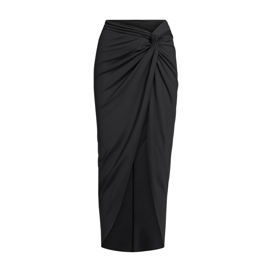 Skims SIGNATURE SWIM SARONG SKIRT Swim Dresses & Skirts Women's ONYX/Onyx