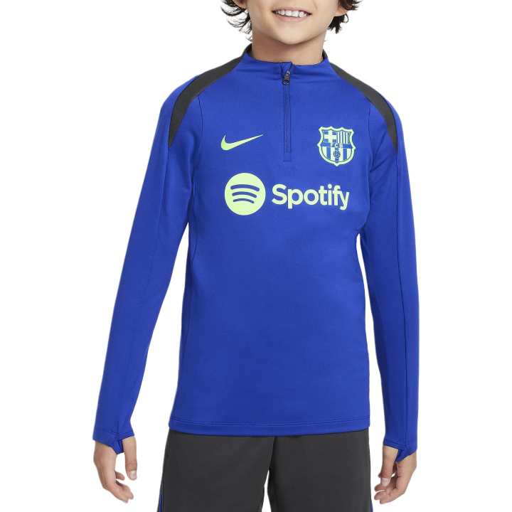 Nike Nike FCDri Fit T Shirt FW24 Barcelona Strike Third Blue Teenagers