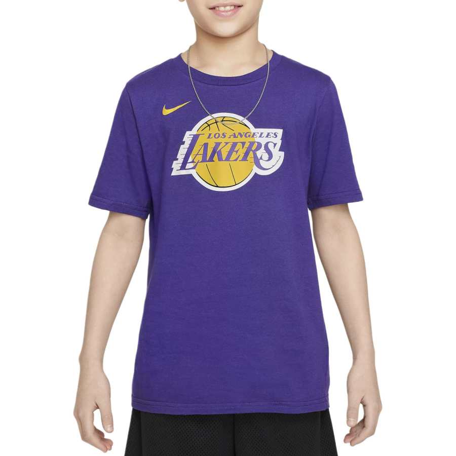 Nike Nike x NBA Los Angeles Lakers T Shirt Palace Purple Teenagers