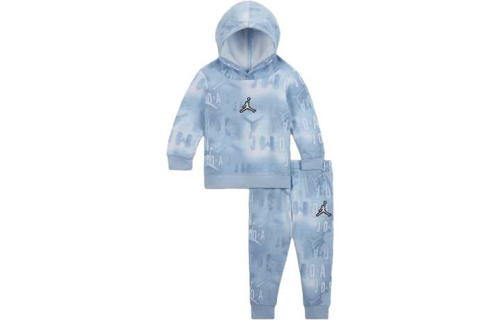 Jordan Jordan Kids Matching Sets ESSENTIALS Printed Fleece Pullover Set Blue Infant And Toddler