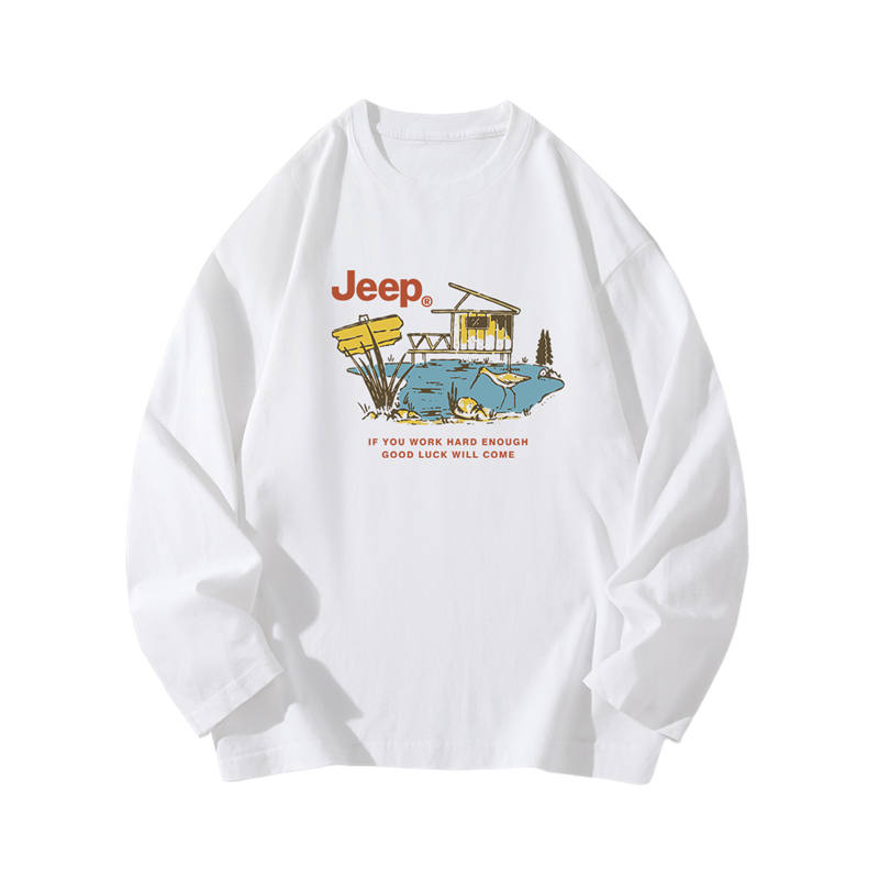 Jeep Grade School T Shirts Crew Neck Moderate