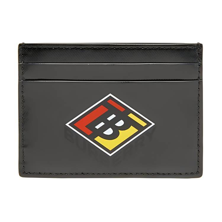 Burberry Calfskin Card Holder Men's Black