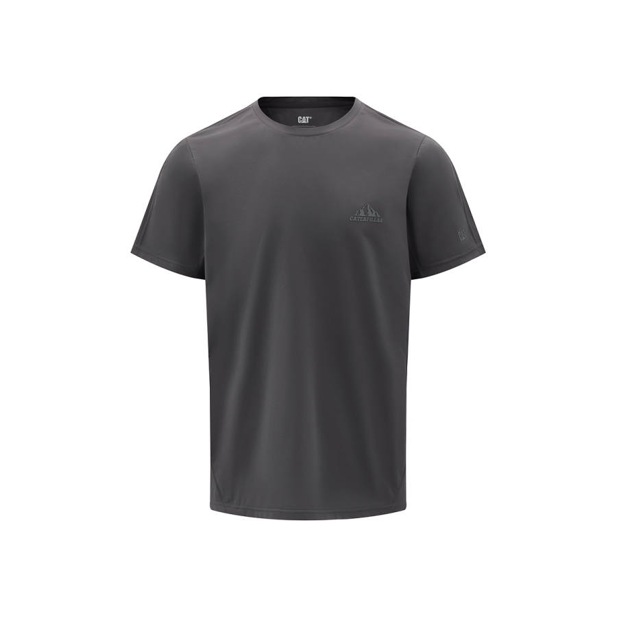 CAT T Shirts Men's Crew Neck Moderate Straight Fit