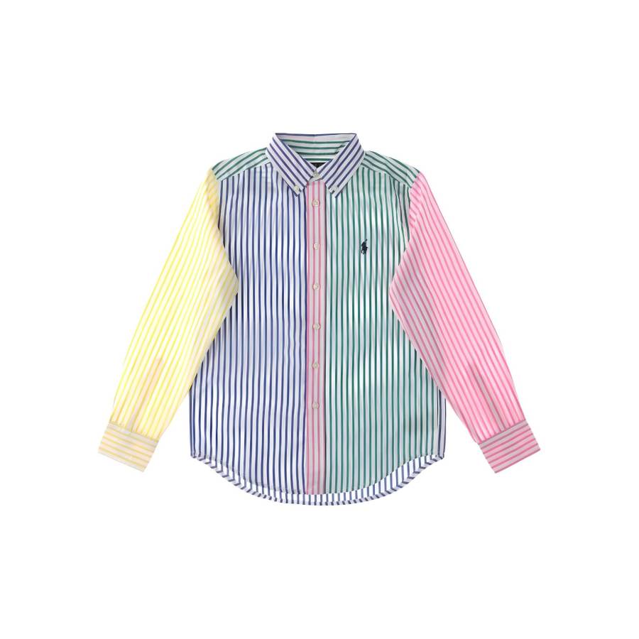 Polo Ralph Lauren SS24 Stripes Shirt Spring Fall Teenagers Multicolor