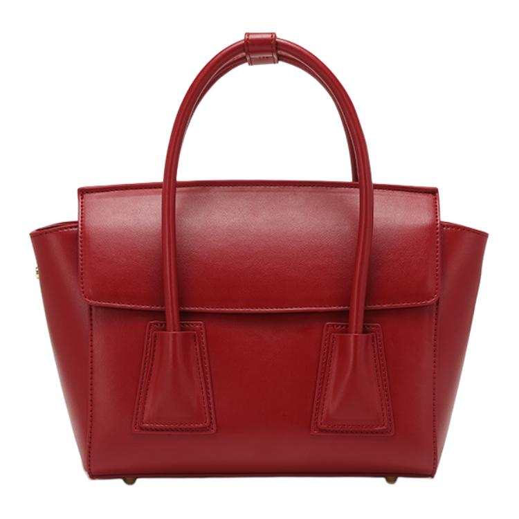 PAYOT Microfiber Synthetic Leather Handbag Women's Burgundy