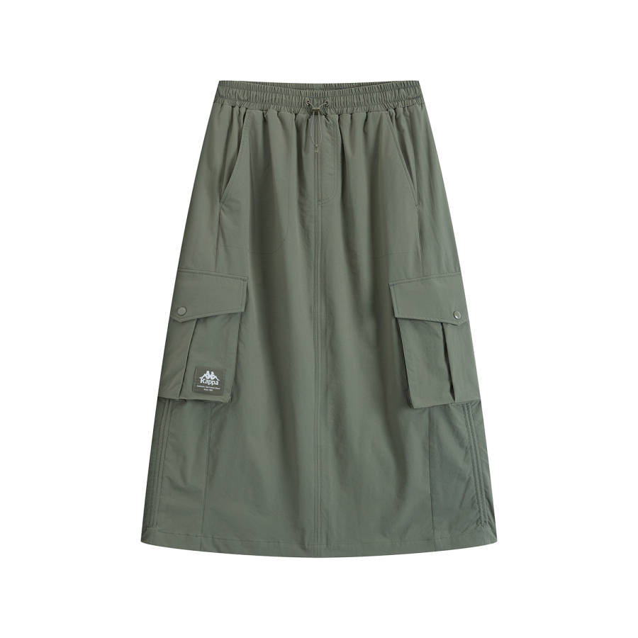 Kappa PLAYER Casual Long Skirt Women's Green