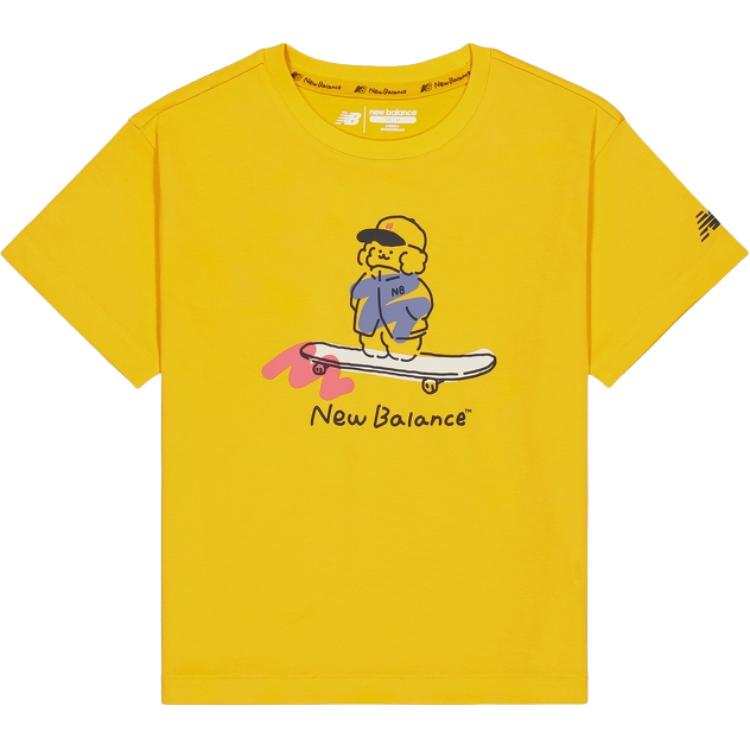New Balance New Balance T Shirt Yellow Children Aged 3 7 Years Old