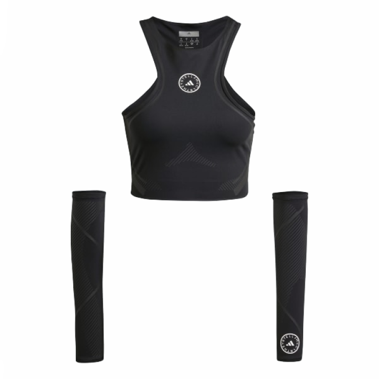 Adidas Adidas X Stella McCartney Collaboration Collection ADIDAS By STELLA MCCARTNEY TRUEPACE Sport Vests Women's Black