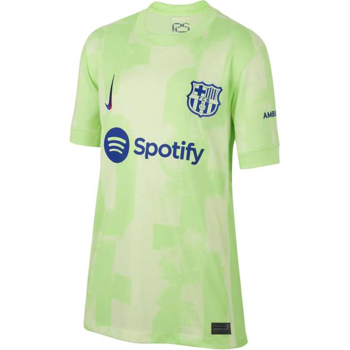 Nike Nike FCDri Fit T Shirt FW24 Light Yellow/Lime Pink/Royal Teenagers