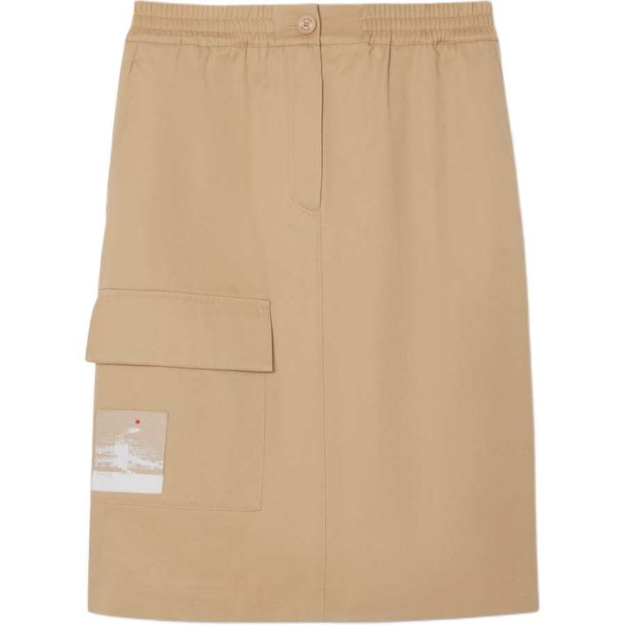 LACOSTE Casual Long Skirt Women's Beige