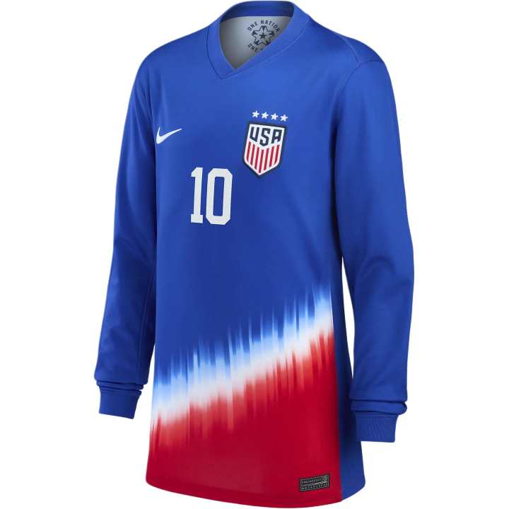 Nike Nike Lindsey HoranUSWNT Kids' Top 2024 Stadium Away Dri FIT Royal Teenagers
