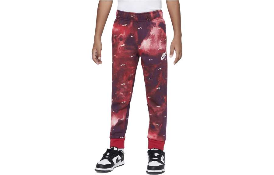 Nike Nike Knitted Sweatpants Sportswear Club Marble Fleece Pants Gym Red Kids'