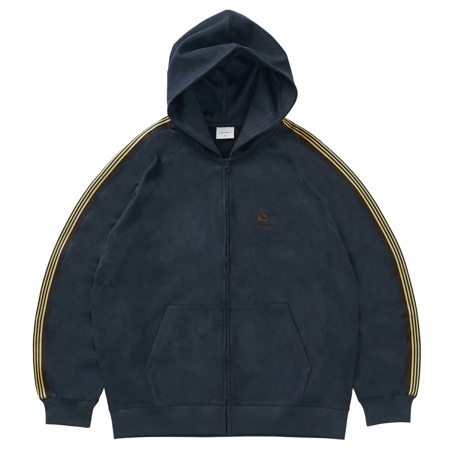 714STREET Sweatshirts Unisex Hooded Moderate Cardigan
