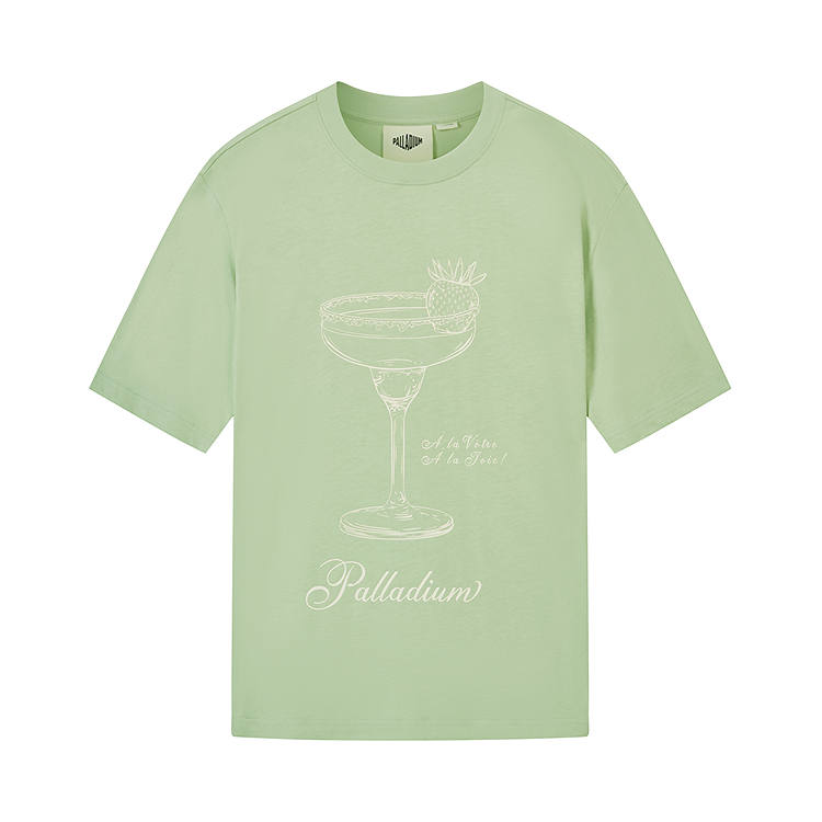 Palladium T Shirts Men's Crew Neck Moderate Straight Fit