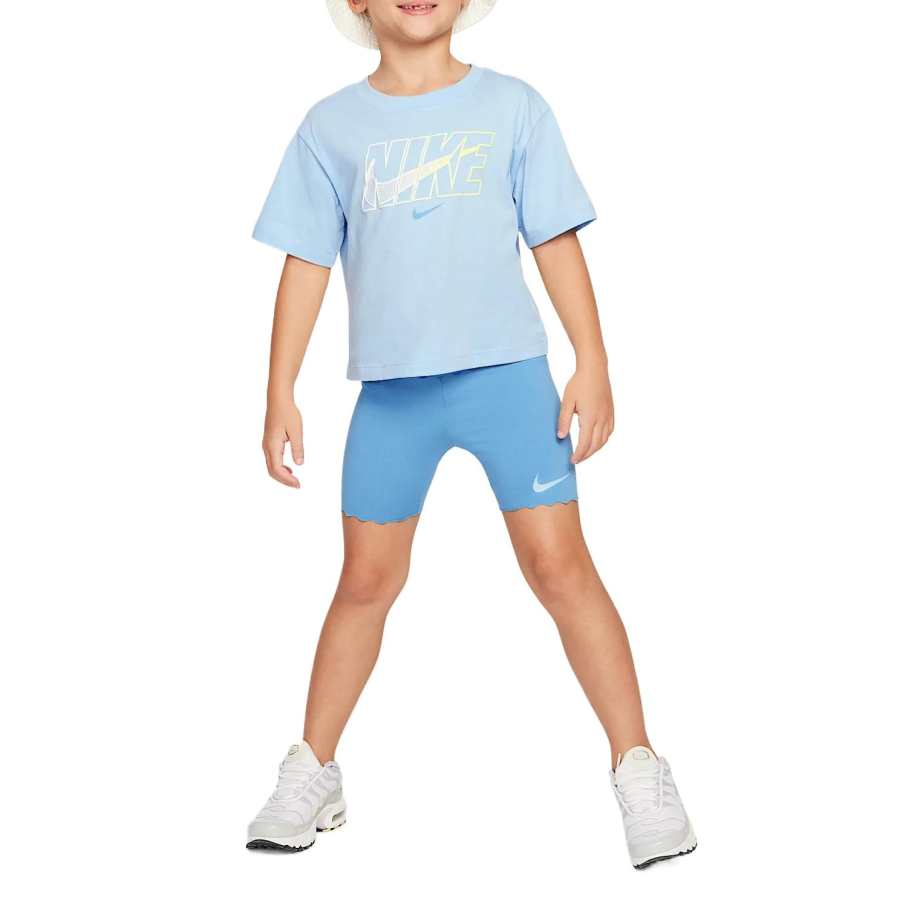 Nike Nike Casual Sportswear Dri FitSwoosh Blue Children Aged 3 7 Years Old