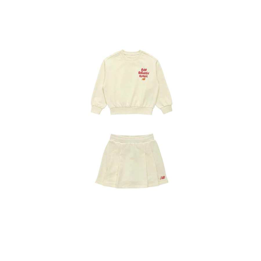 New Balance New Balance Casual Sportswear Ivory White Children Aged 3 7 Years Old