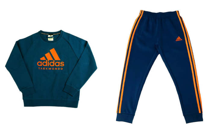 Adidas Adidas Casual Sportswear Blue Orange Kids'