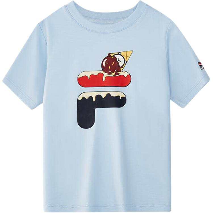 FILA KIDS T Shirts Crew Neck Moderate