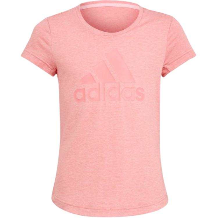 Adidas Adidas T Shirt Light Pink/Rose Red Teenagers