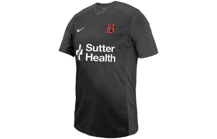 Nike Nike Bay FC 2024 Stadium Secondary T Shirt Black Kids'