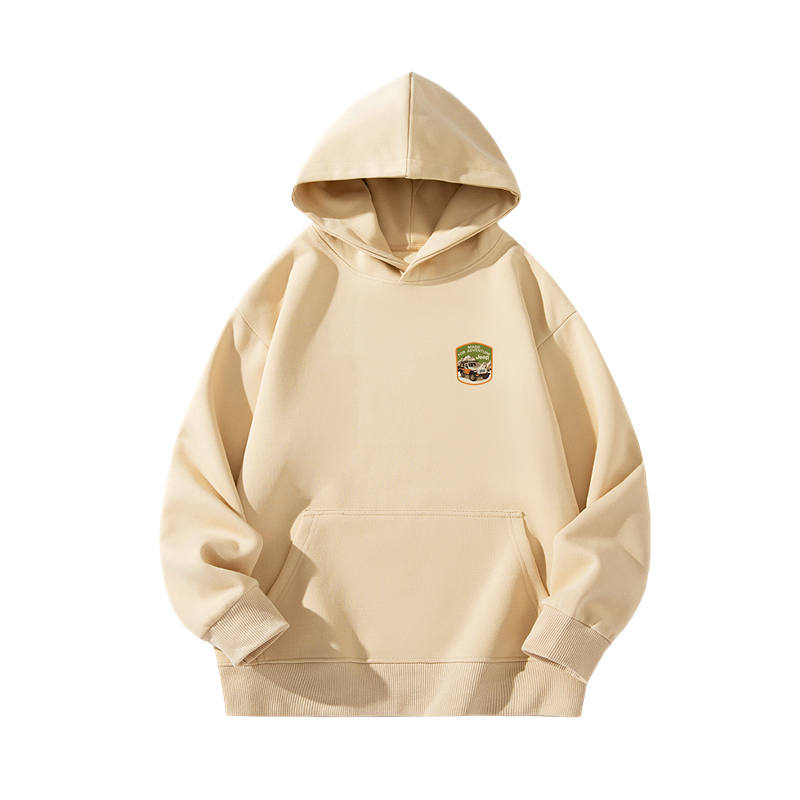 Jeep Grade School Sweatshirts Hooded Thickened