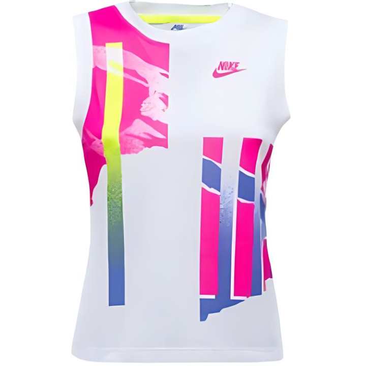 Nike Nike Tennis Tops Women's White Crew Neck Moderate