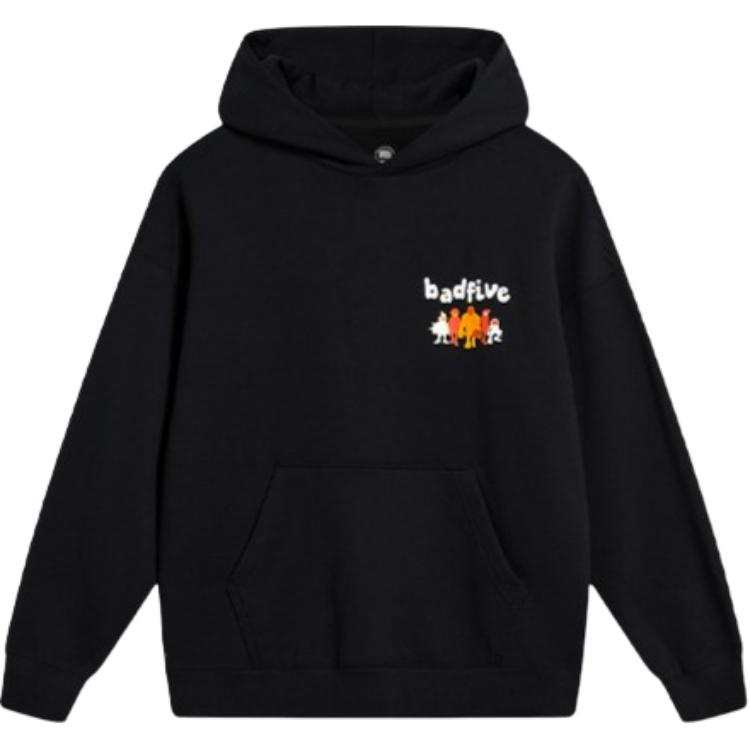 Li-Ning Li Ning Sweatshirts Men's Black Hooded Moderate Regular